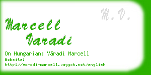 marcell varadi business card